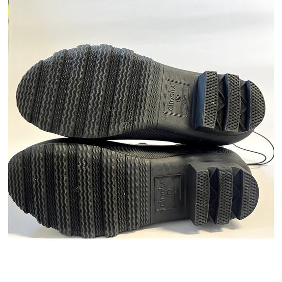 Tretorn Lara Lined Faux Fur Lined Chelsea Rain Booties Black Women's Size 10 US - Picture 7 of 7